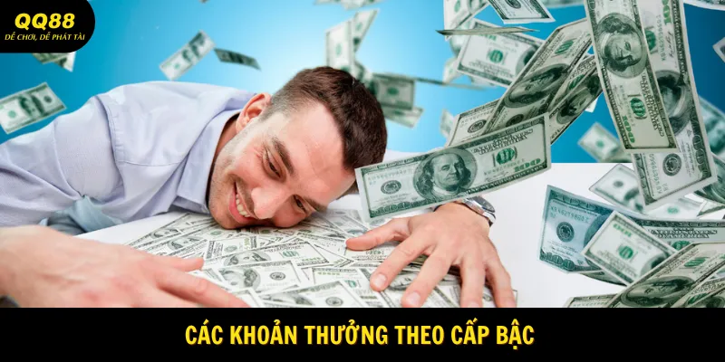 Các khoản thưởng theo cấp bậc
